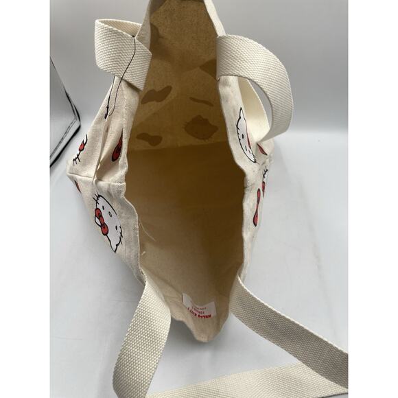 Hello Kitty Canvas Faces And Ref Bow Tote NEW With Tags - Fast Shipping! - Picture 4 of 5